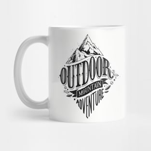 Cool mountain design for hikers and climbers Mug